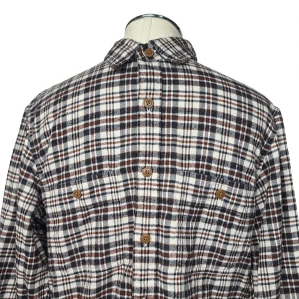 J. Crew Mercantile Plaid Long Sleeve Button Down Shirt S